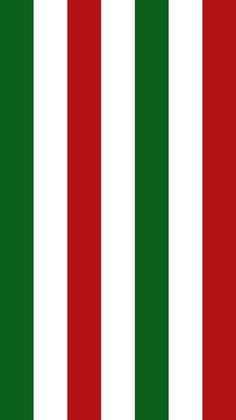 a red, green and white striped background