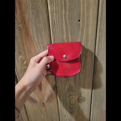 Brand New Handmade Item. Real Leather, Multiple Slot Compartments And Snap Closer. Beautiful Red Color Red Coin Purse With Coin Pocket For Daily Use, Red Bifold Coin Purse For Everyday, Red Leather Everyday Coin Purse, Everyday Red Bifold Coin Purse, Everyday Red Leather Coin Purse, Handmade Red Wallet For Everyday Use, Red Wallet With Coin Pocket For Gift, Handmade Red Wallet, Fendi Monster