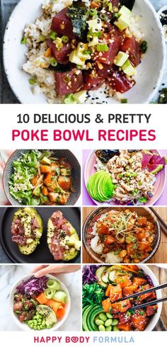 10 delicious and pretty poke bowl recipes that are easy to make in minutes or less