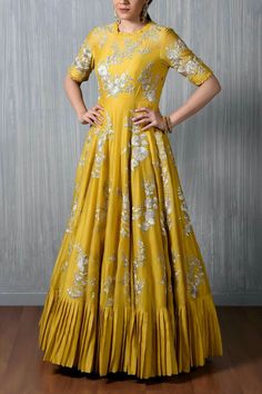 Long Frocks For Women, Frocks For Women, Ethereal Elegance, Floral Frocks, Gown Party Wear, Anarkali Dress Pattern, Long Frock