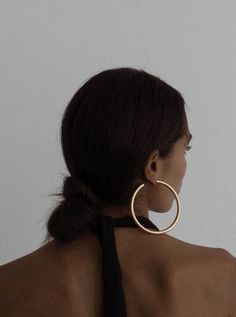 Johanna Matte Gold 3.5” – Knature The Label Golden Hoops, Clip Hairstyles, Fall Staples, Board Inspiration, Content Ideas, One Inch, Vintage Lingerie, Gold Hoops, Matte Gold