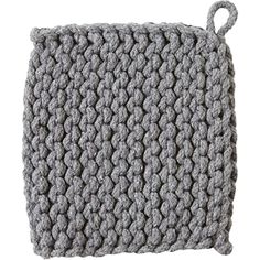 Tag True Living Home Decor - Linens Crochet Trivet Gray Crochet Trivet, Pans And Pots, Kitchen Decor Styles, Round Top Collection, Gray Crochet, Radko Ornaments, Hot Plates, Hosting Guests, Keychain Wallet