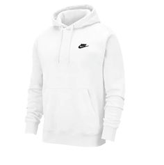 Hoodie White, White Hoodie, New Man, Nike Sportswear, Men's Nike, Pocket Pouch, Fabric Care, Nike Men, Pullover Hoodie