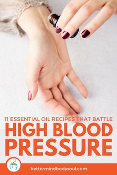 High Blood Pressure Recipes, Essential Oils Health, Essential Oil Diffuser Recipes