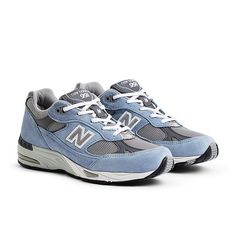 (WMNS) New Balance 991v1 Made in England 'Dusty Blue' W991BGG Jordan 12 White, New Balance 991, Harrods London, Sneaker Release, New Balance Men, New Balance Women, Cumbria, Blue Sneakers, Classic Sneakers