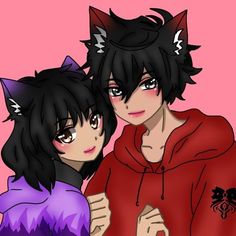 AARON lycan & APHMAU schmidt / parents of AVEN, ATON, ATHENA & ALISA Aaron Aphmau, Aaron Lycan, Matching Christmas Pfp Friends