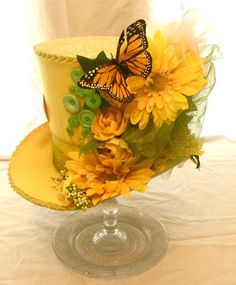 Mad Hatter Centerpiece, Easter Hat Parade, Mad Tea Parties, Crazy Hat Day, Steampunk Hat