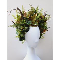 MADE TO ORDER- Bespoke Handmade Stunning Bronzed Fawn Statement Headpieces With Mixed Woodland Leaves, Bronzed Fern & Ivy Finished With Twisted Branches And Gems  Fawn Horns can be made in Black, Brown, Gold or White .. Please contact if you would like these colours PLEASE NOTE : This is a one sided headpiece , the details are at the front and the back is flat leafed. If you would like the headpiece to be double-sided, the details on the front to the same as the back please select doubled-sided Forest Headpiece, Art Headpiece, Fawn Costume, Twisted Branches, Jessica Collins, Swamp Monster, Hair Expo, Statement Hat, Floral Headdress