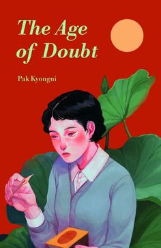 the age of doubt book cover with an illustration of a woman sitting on a chair