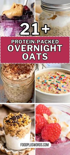 Need a quick breakfast that's good for you? Take a look at our overnight oats recipes! Whether you like them with yogurt or not, full of protein or fruity like cherry or banana, we have a recipe for you. These dishes are easy to make and perfect for busy mornings. With ingredients like chia seeds, peanut butter, and Biscoff, each recipe has tasty flavors. Say goodbye to breakfast stress and hello to simple mornings with our best overnight oats recipes. Banoffee Overnight Oats, Overnight Oats Toppings, Quick Oats Recipes, Overnite Oats, Quick Oat Recipes, Best Overnight Oats, Protein Powder Cookies, Chia Puddings