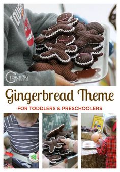 gingerbread theme for toddlers and preschoolers is featured in this book