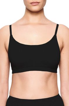 SKIMS Stretch Cotton Jersey Scoop Neck Bralette | Nordstrom Kim Kardashian, Stretch Cotton, Bralette, Scoop Neck, Layering, Sports Bra, Size 4, Nordstrom, Plus Size