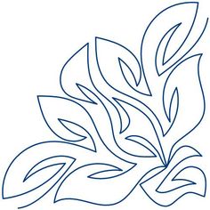 a line drawing of leaves on a white background