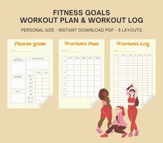 two women are doing exercises on a workout log