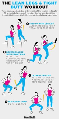 an info poster shows how to do the exercises for women in their 30 - 50's