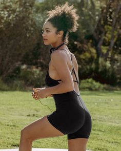 Owen Romper - Black Summer Yoga Activewear With Spaghetti Straps, Summer Athleisure Activewear With Spaghetti Straps, Summer Athleisure Bodysuit For Workout, Summer Workout Athleisure Bodysuit, Summer Activewear With Adjustable Cross-back Straps, Summer Activewear With Built-in Bra And Short Length, Summer Activewear With Built-in Bra In Short Length, Summer Activewear With Adjustable Straps And Cross Back, Summer Racerback Bodysuit In Athleisure Style