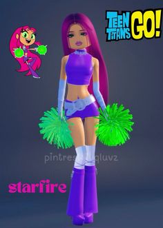 creds to me @ivqluvz #dresstoimpress #dti #teentitans Dress To Impress Starfire, Starfire Dress To Impress Theme, Enchanted Night Dti, Dti Roblox Avatar, Blue Dress To Impress, Dti Codes, Dress Impress, Dti Hacks