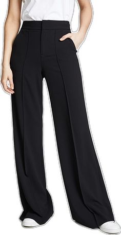 Chic Elastane Pantsuit For Office, Chic Structured Bottoms With Pressed Crease, Chic Formal Elastane Pantsuit, Chic Elastane Pantsuit For Formal Occasions, Chic Fitted Pants With Seam Detailing, Chic Full-length Elastane Pantsuit, Chic Elastane Pantsuit For Work, Chic Full Length Elastane Pantsuit, Structured Fitted Bottoms For Business Casual