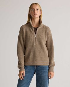 Australian Merino Wool Half Zip Sweater Half Zip Sweater, Merino Wool Yarn, Half Zip Sweaters, Soft Sweater, Softest Sweater, Zip Sweater, Cozy Sweaters