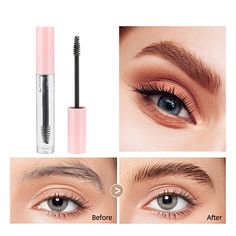 Transparent Eyebrow Mascara Styling Long Curly Not Dizzy Not Take Off Makeup Eye Black Styling Colorless Mascara Styling 4.5ml FeaturesWhich can be brushed and dyed close to the eyelash root repeatedly without worrying about destorying your eyelashThis mascara is perfect for a partyconcertfestivalcostumeor celebration.Your eyelashes will shining in the lightAnd can also apply it on your eyebrows for even more beautifulIt is a perfect gift for yourselfyour familylovers and fri Eyelash Primer, Eyelash Enhancer, Eyebrow Mascara, Eyebrow Powder, Festival Costume, Waxed Eyebrows