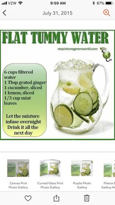 Cucumber Mint Water, Mint Water, Smoothie Detox, Healthy Drinks Smoothies, Healthy Water, Diet Drinks