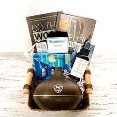 This is the ultimate mental health and wellness box designed to help both men and women and non-binary individuals learn how to self care for stress-relief and relaxation.  The perfect collection of soothing relaxation and self care products for mental health. This mental health box targets: - aromatherapy  - self-help  - fidgeting / distraction tool - calming environment  - sleep improvement It includes over $275 value, for a fraction of the price and aims to introduce healthy habits that allow Calming Practices, Earthy Candles, Wellness Box, Gift Box For Men, Spa Gift Basket, Essential Oil Set, Mailer Box, Relaxation Gifts, Basic Tools