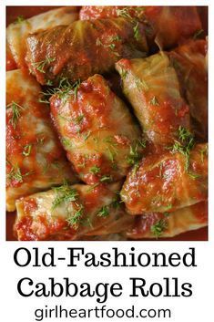 an image of old fashioned cabbage rolls