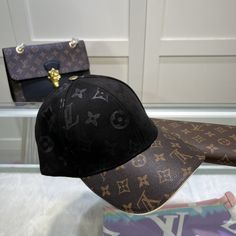 SHOP MORE LUXURY PRODUCTS HERE Description Louis Vuitton LV Get Ready Cap Monogram Black LV Cap Sports-inspired style meets impeccable craftsmanship in the LV Get Ready Cap. This easy-to-wear piece is defined by an eye-catching visor crafted from durable Monogram coated canvas. Contrast piping around the edges is a subtle nod to the House’s expertise in goods. The design is finished with an adjustable strap for a custom fit. BlackMonogram coated canvasAdjustable strap at backDry clean only Designer Black Baseball Cap With Curved Brim, Designer Adjustable Black Baseball Cap, Luxury Visor Baseball Cap For Streetwear, Designer Black Baseball Cap, Luxury Baseball Cap For Streetwear With Visor, Black Visor Hat With Letter Print, Luxury Streetwear Baseball Cap, Trendy Black Visor Baseball Cap, Trendy Black Baseball Cap With Visor