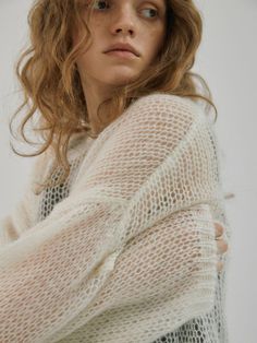 Composition : MOHAIR 60%, NYLON 40%Color: Light BeigeCountry of Origin : CHINA Mohair Sweater, Color Light, Knitwear, Composition, Mesh, China, The Originals, Clothes For Women, Clothes