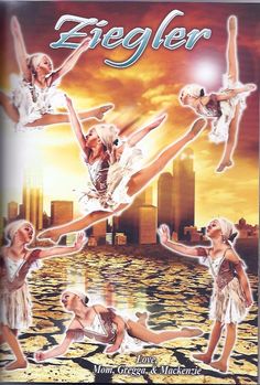 the dvd cover for ziegler vk, featuring two dancers in white outfits