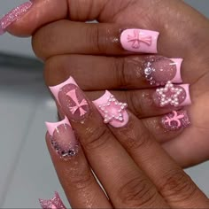 Moon Nails, Nails Design With Rhinestones