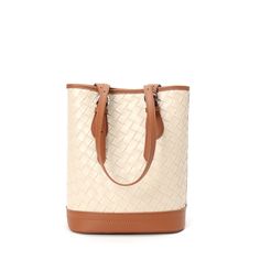 Free U.S. shipping. Style: Classic , color:Beige, suite for season：Spring, Summer, Autumn, Winter ，Anniversary, Going out, Hanging out, Material Genuine Leather, Women's Beige Leather Woven Shoulder Tote Bags White Leather Bucket Bag For Summer, Summer White Leather Bucket Bag, Cream Leather Bucket Bag With Braided Handles, White Leather Bucket Bag For Spring, Cream Bucket Bag With Braided Handles For Shopping, Elegant Summer Bucket Bag For Errands, Leather Bucket Bag In Beige For Spring, Spring Leather Beige Bucket Bag, Cream Bucket Bag With Leather Handles For Errands