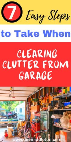 Garages are notorious for becoming dumping grounds for all sorts of items that we don't want cluttering up our homes. Over time, the clutter can accumulate to the point where it becomes a daunting task to clear it out. However, with a well-structured plan and some determination, you can transform your cluttered garage into a clean and organized space. In this blog post, we will outline 7 easy steps to take when clearing clutter from your garage. Decluttering Garage, Garage Organizing Ideas, Garage Declutter, Declutter Garage, Organize Garage, Messy Garage, Decluttering Checklist, Garage Clutter, Garage Organizing