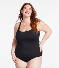 Paddle, swim or soak up the sun in a swimsuit designed for it all. This fresh, flattering tanksuit offers non-stop support and a just-right fit for all-day comfort in and out of the water. Fitted Body Content: 82% recycled nylon, 18% Lycra® spandex Liner Content: 95% polyester, 5% spandex Handwash; dry flat or line dry. Sun Protection: Yes, UPF 50+ rated fabric blocks 97. 5% of the sun's UV rays Quick Dry: Yes Fabric Resistance: Resists damage from sun, salt, chlorine and heat Abrasion Resistanc Fabric Blocks, Active Swimwear, Soak Up The Sun, Swimsuit Design, Active Outfits, Non Stop, Active Women, Bra Styles, L L Bean