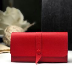 This red leather personalized wallet women that can be used as a wallet or a mini clutch for daily walks. A leather wallet women accommodate not only banknotes, it will also take care of your credit cards, coins . This custom wallet make a beautiful personalized gift for her, sister birthday gift, wife birthday gift. Materials ▪️ Natural Italy leather, colors Parrot ▪️ Flap with buttons with is leather ▪️ 3 interior pocket for cash, Phone compartment or checkbook ▪️ 1  pocket with button for coi Travel Bifold Card Holder, Luxury Coin Purse For Daily Use, Classic Coin Purse With Interior Card Slots, Elegant Trifold Bag As A Gift, Envelope Coin Purse For Everyday Use, Trifold Wallet With Card Slots For Daily Use, Luxury Gift Clutch With Magnetic Closure, Luxury Clutch With Magnetic Closure For Gift, Luxury Clutch With Magnetic Closure As Gift