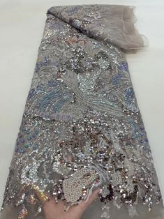 5 YARDS / 8 COLORS / Abstract Marble Beaded Glitter Embroidery - Etsy Elegant Sequined Embroidered Fabric For Party, Elegant Embroidered Fabric With Sequins For Party, Elegant Party Embroidered Fabric With Sequins, Silver Sequin Fabric With Rhinestones For Evening, Silver Sequin Fabric For Wedding, Glamorous Silver Embroidered Sequin Fabric, Glamorous Embroidered Silver Sequin Fabric, Elegant Silver Sequin Fabric With Glitter, Silver Glitter Sequin Fabric For Wedding