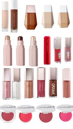 Beauty Collage, Sephora Skin Care, Makeup Accesories, Luxury Cosmetics, Makeup Eye Looks, Makeup Items, Sephora Makeup, Fenty Beauty, Makeup Brands