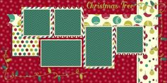 Christmas Tree - 575 - EZscrapbooks Scrapbook Layouts Christmas Christmas Scrapbooking Layouts, Scrap Paper Cards, Scrapbook Sketches 12x12, Scrapbooking Vacation, Loft Layout, Christmas Scrapbook Ideas, Scrapbook Pages Layouts, Christmas Scrapbook Pages, Christmas Scrapbook Layouts