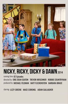 the big bangzle show poster for nicky, dicky and dawn