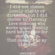 two people laying in an old red truck with the caption i did not choose lonely nights or distance, but i did choose to fiercely love someone who works unbelievablely hard