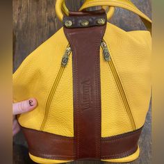 Reposhing This Item I Purchased From @Kassidiefaith. Just Received Backpack, Its Beautiful And The Color Is Gorgeous!!! Unfortunately, The Backpack Is A Bit Smaller For My Needs. Am Hoping It Will Find A New Home For Someone To Enjoy Her! Reasonable Offers Welcome! Or Make An Offer I Cannot Refuse!! Questions? Leave A Comment Below! Yellow Leather Travel Shoulder Bag, Yellow Leather Shoulder Bag For Travel, Yellow Travel Bag With Leather Lining, Yellow Leather Lined Travel Bag, Yellow Leather-lined Travel Bags, Yellow Leather Travel Bag, Yellow Rectangular Bag With Leather Lining, Yellow Bags With Leather Lining For Everyday Use, Yellow Leather-lined Satchel Shoulder Bag