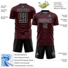 Order the jersey with special name & number you want from our shop, making a vibrant look on the field or daily life! Features: 1. Material: Made from 100% polyester wicking knit with 95% polyester / 5% spandex wicking pinhole mesh 2. Jerseys with sublimation printed name and numbers 3. Moisture-wicking fabric has spongy handle, good draping property and elasticity as well as good dimensional stability and wrinkle-resistance 4. Breathable & Quick-Drying 5. Athletic Cut & Exquisite stitching not easy to fall off 6. Slim fit follows your body's shape closely to let you move freely 7. Ventilated mesh panel insertsy 8. Set includes jersey, shorts with drawstring elastic waistband 9. Tagless Collar offers clean comfort 10. Machine washable, tumble dry low 11 Imported Golf Hoodie, Abstract Geometric Shapes, Soccer Uniforms, Golf Jackets, Orange Texas, Custom Fans, Cheap Custom, Pinstripe Suit, Skull Fashion