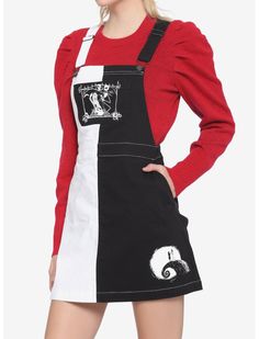 Nightmare Before Christmas Decor, Nightmare Before Christmas Clothing, Cute Overalls, Oc Outfits, Sally Nightmare Before Christmas, Christmas Clothing, Her Universe, Christmas Black, Disney Fashion