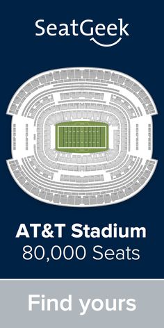 the seatgeek at & t stadium is on sale for $ 10, 000