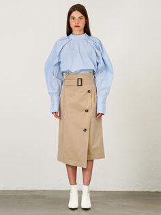 Composition : Cotton 100%Country of Origin : Republic of Korea Midi Skirt, Composition, Skirt, The Originals, Clothes For Women, Clothes