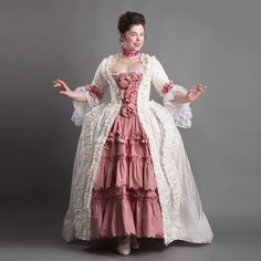 Simplicity 8578 18th c. Robe a la Francaise Sewing Pattern – American Duchess 18th Century Gown, American Duchess, 18th Century Dress, Rococo Fashion, 18th Century Costume, Historical Clothes, Costume Sewing Patterns, Period Dress, Historical Dress