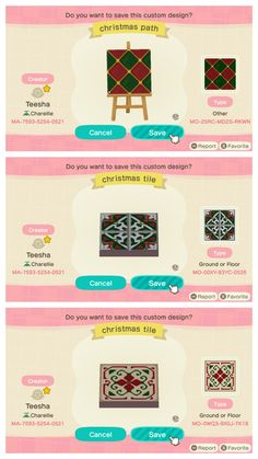 an info sheet showing the different types of quilts and designs on display in various colors