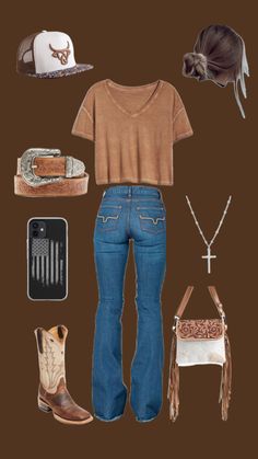 Plus Size Western Outfits Woman, Cute Cowgirl Outfits, Casual Country Outfits, Things To Wear, Outfits For Mexico, Southern Outfits, Country Style Outfits, Western Wear Outfits, Cute Country Outfits