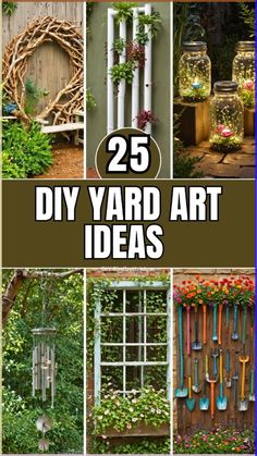 25 diy yard art ideas that are easy to make and great for the garden