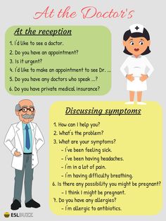 a doctor's job description sheet with an image of the doctor and his patient